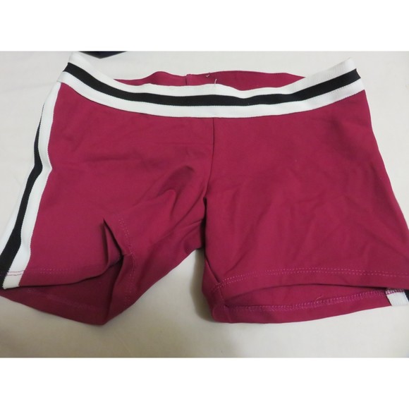 2 PAIR OF DANCE SHORTS RED LEAPING LEOTARD & BLUE MOTION WEAR SIZE ADULT SMALL - Picture 5 of 8